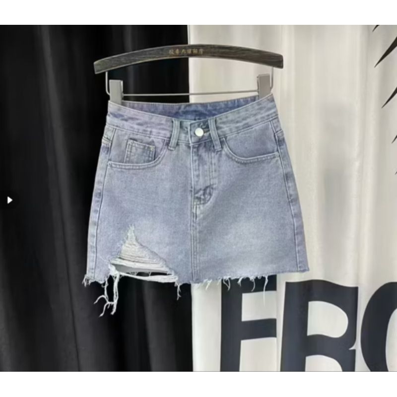 rok jeans rok korea rok mini