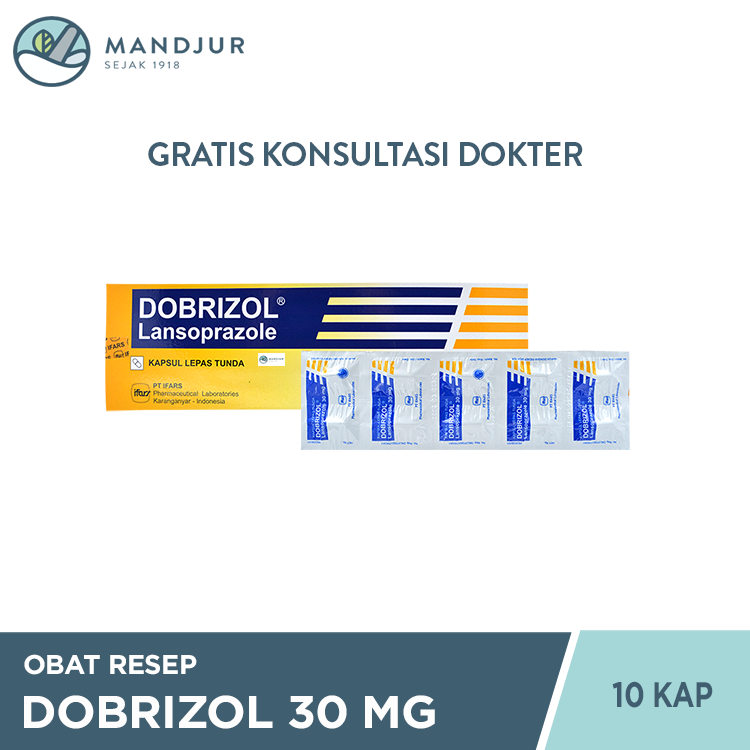 Dobrizol 30 mg 10 Kapsul