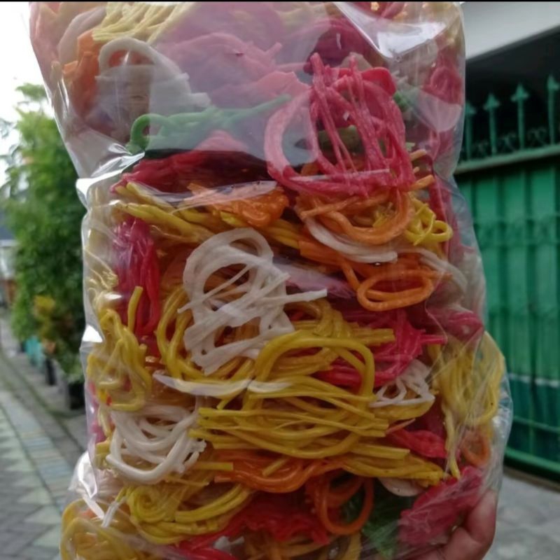

Kerupuk Mie Warna Warni Mentah Kerupuk Mie Mentah Enak Gurih 1kg
