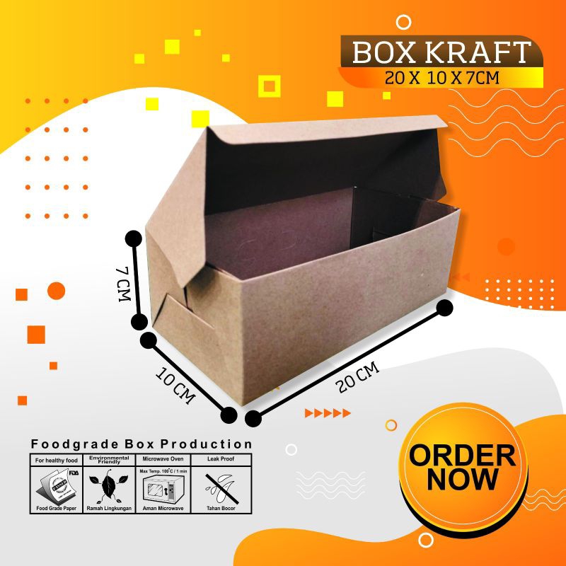 Dus Roti Bakar 20x10x7 | Dus jajanan | Box Snack