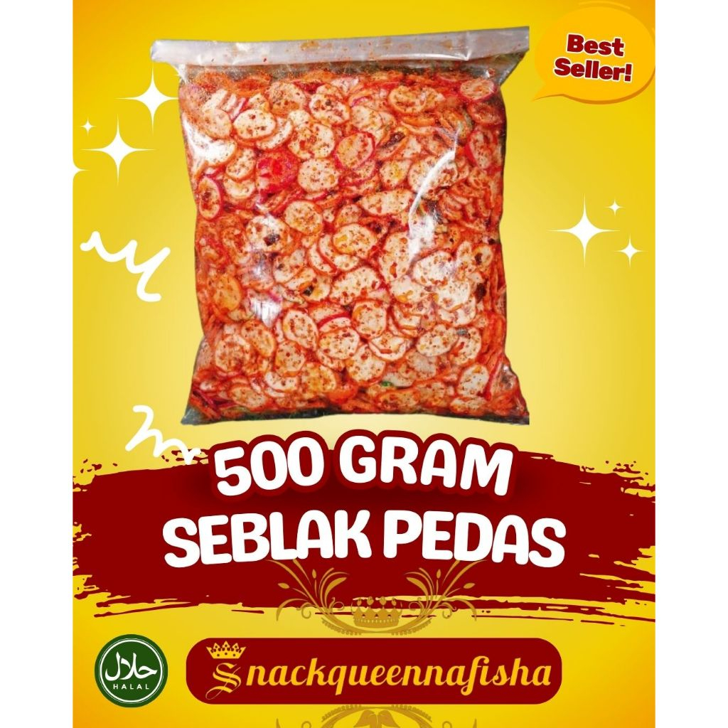 

seblak kerupuk seblak bawang pedas daun jeruk 500gram