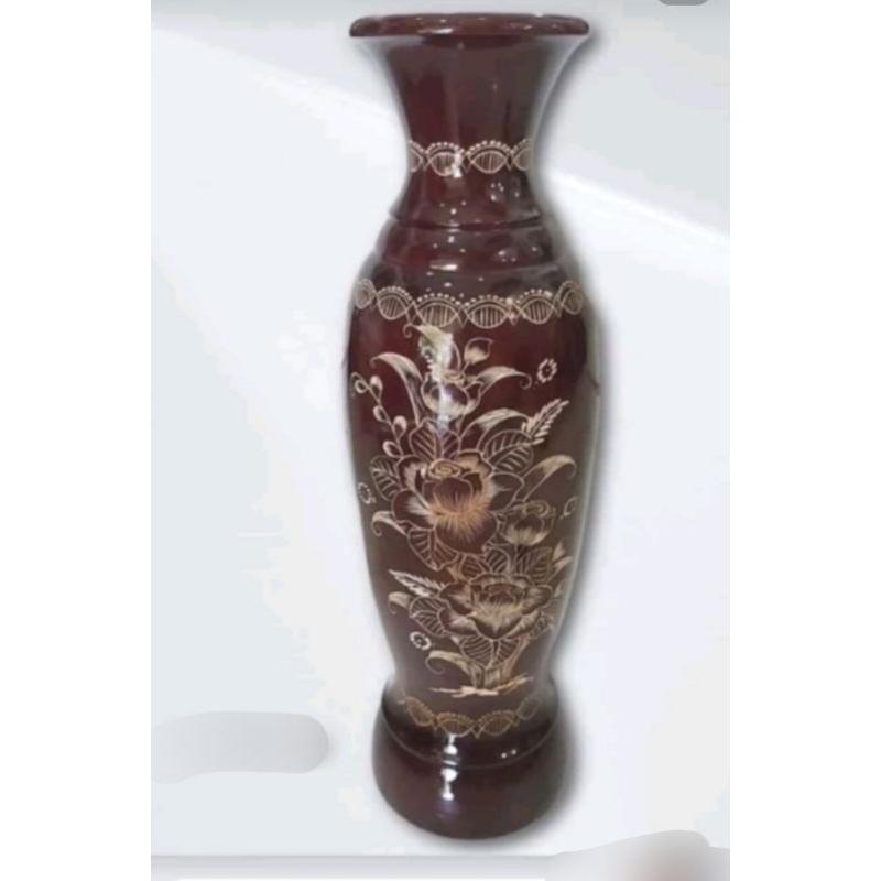 fas guci merak dari kayu jati (tinggi 1meter)