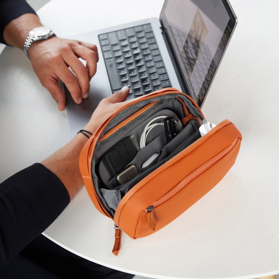 

Orbitkey 2-in-1 Tech Pouch Terracotta Desk Pouch Pencil Case Original