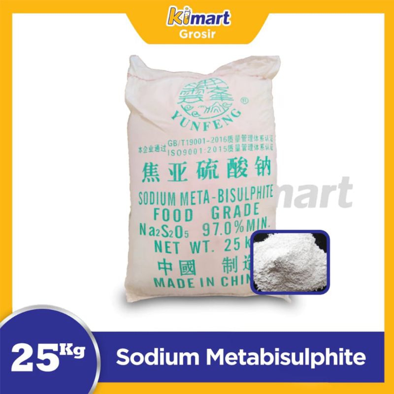 

sodium metabisulfit food grade SMB 25KG