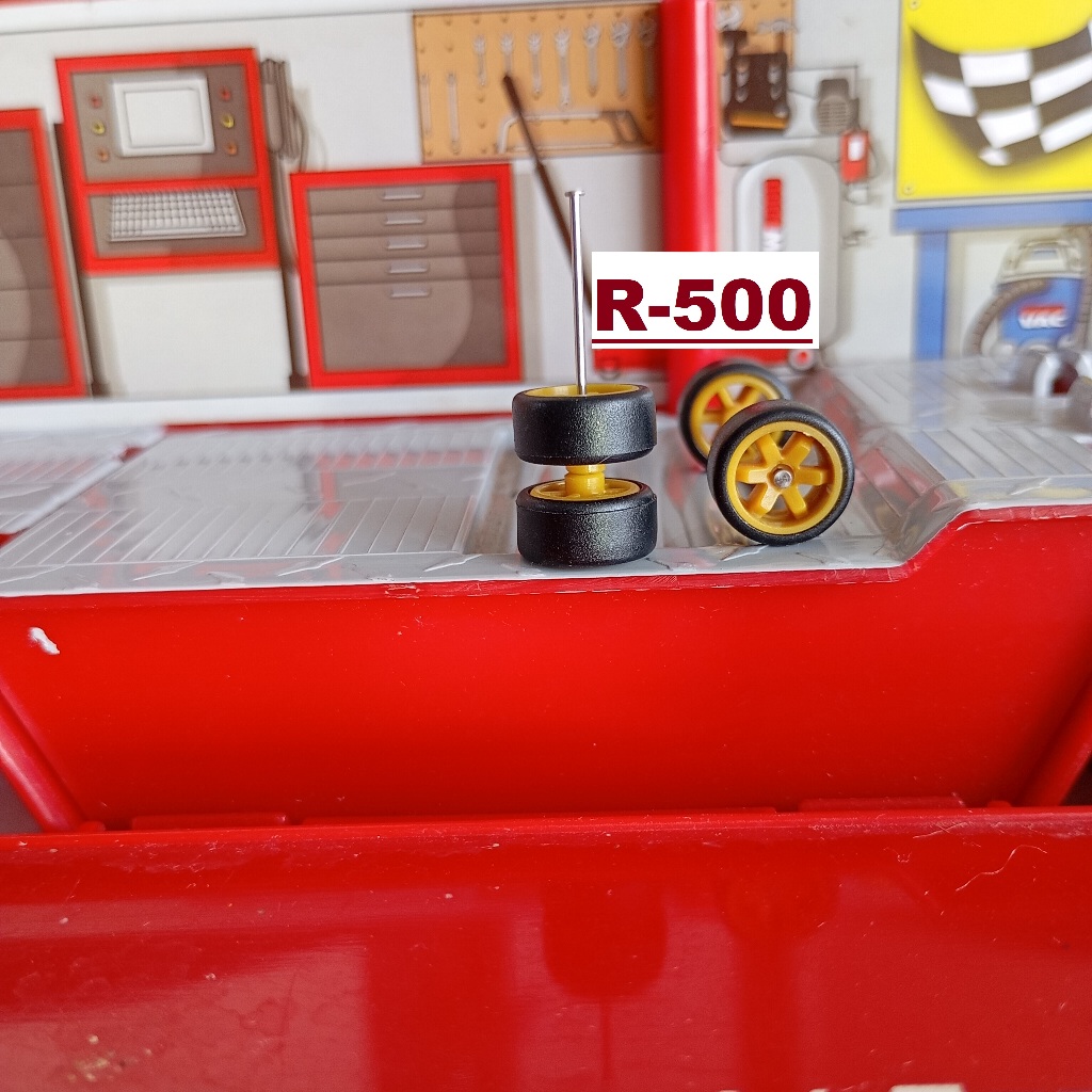 Ban Karet Hotwheels R-500 TE Kuning Uk10 Long Axle