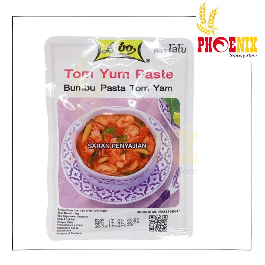 

Tom yum paste lobo bumbu tom yum 30 Gram