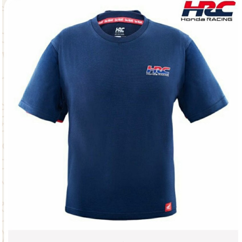 Kaos T-Shirt HRC Blue Navy Original Honda Apparel