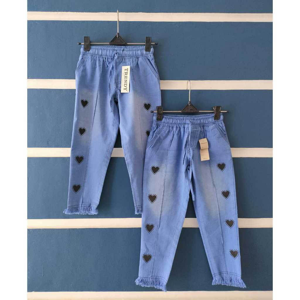 Soft Jeans Love // Celana Jeans Anak // Jeans Anak Perempuan