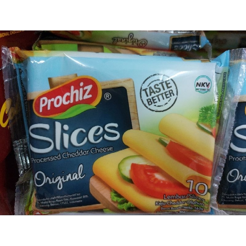 

KZ - prochiz slices 10 lembar keju berat 160g