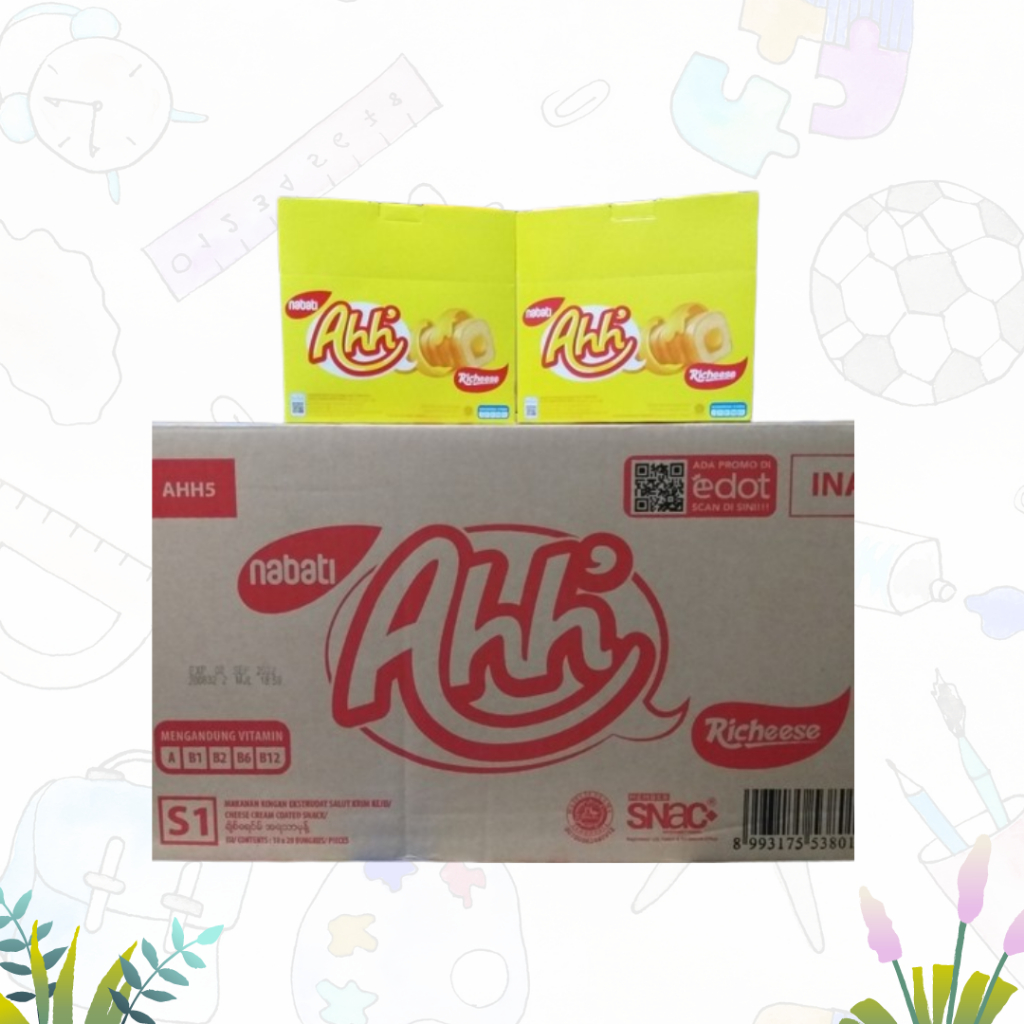 

Nabati AHH Richeese Richoco 200x4gr (1KARTON ISI 10 BOX)