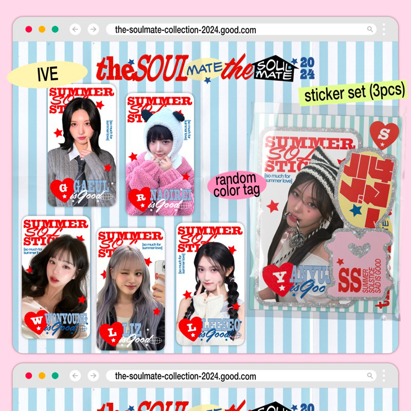 

IVE sticker set id photo - the SOULmate