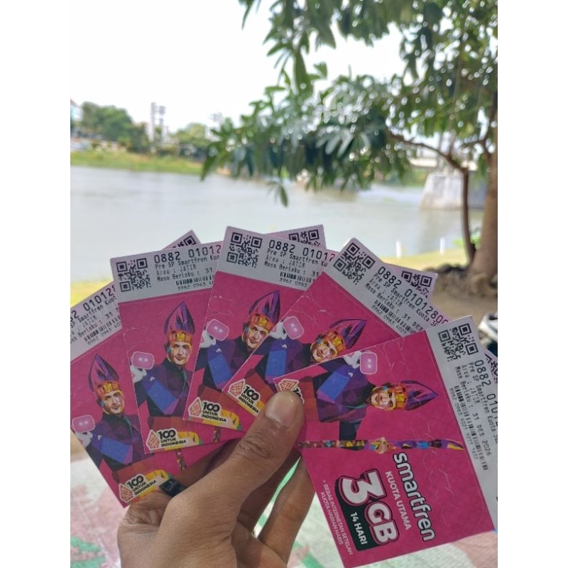 1 BoxKartu Perdana Smartfren 3GB 14Hari
