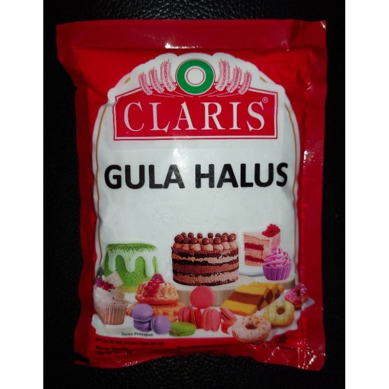 

Gula halus Claris 250gr