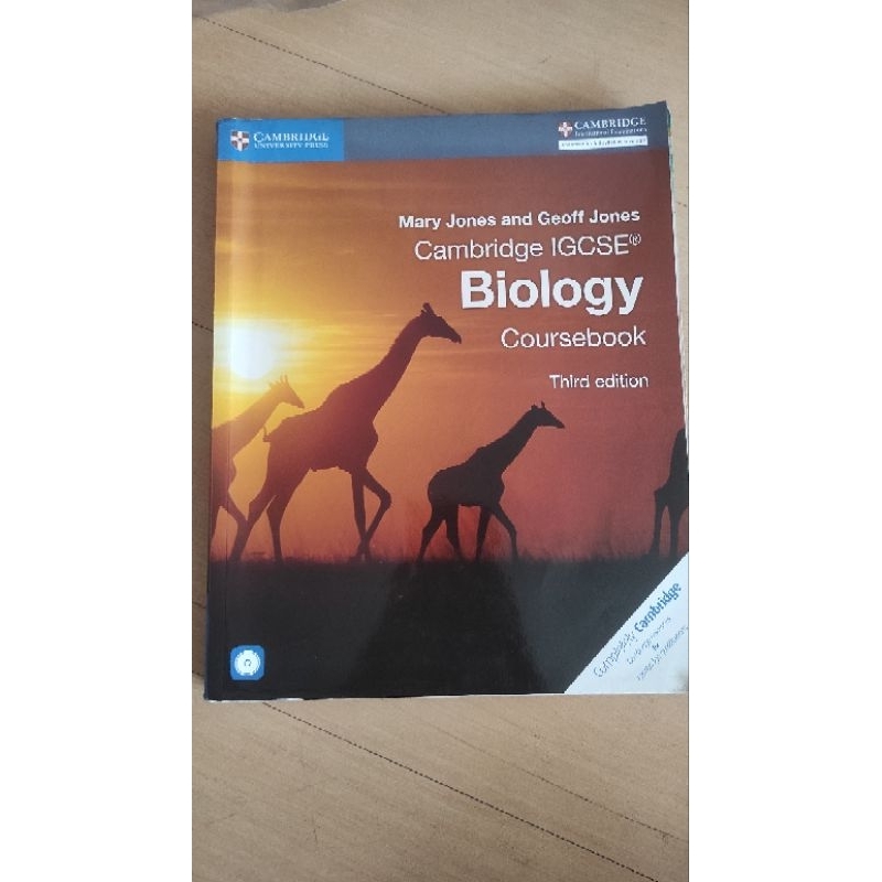 Buku Cambridge IGCSE Biology Course Book dan Workbook