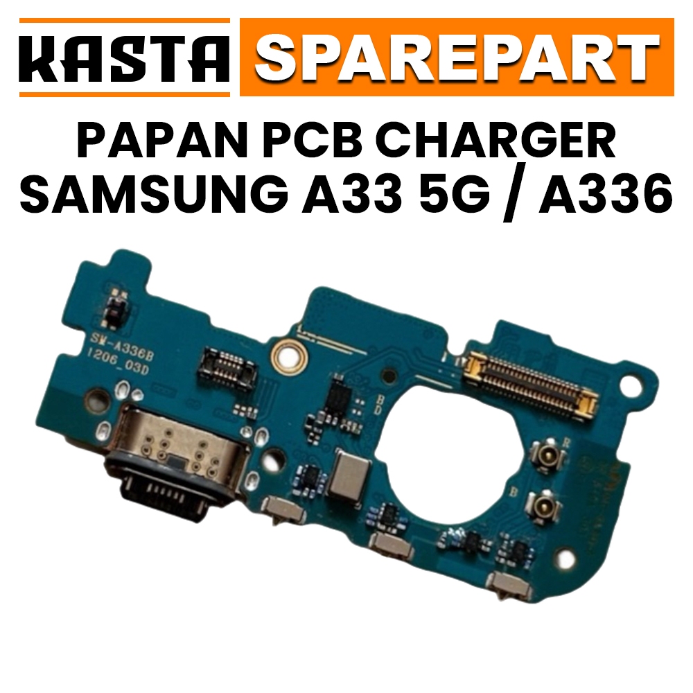 PCB / KONEKTOR / PAPAN CAS SAMSUNG A33 5G / A336 ORIGINAL