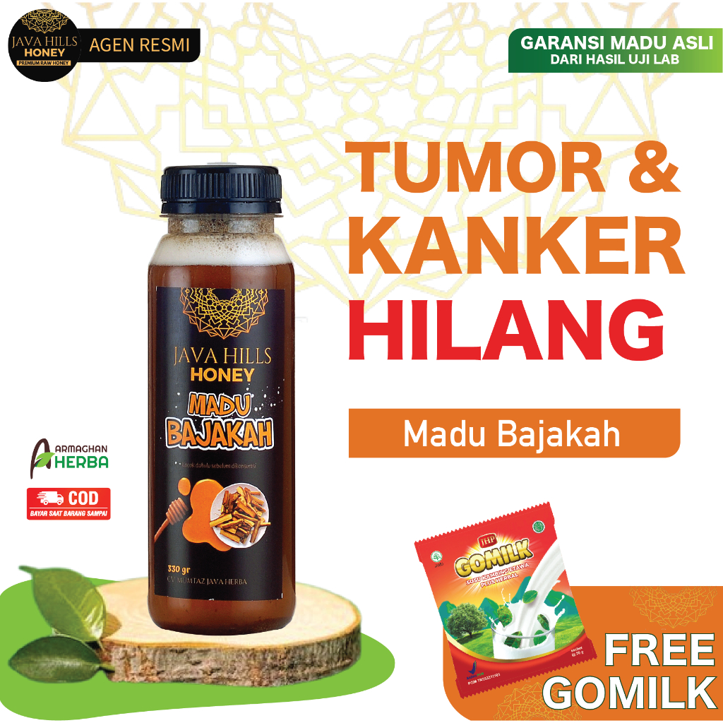 

[ COD + GARANSI ][ GRATIS GOMILK ] MADU JAVA HILLS BAJAKAH | Mengatasi Tumor dan Kangker | Mengatasi Wasir, dll Netto 320 gr