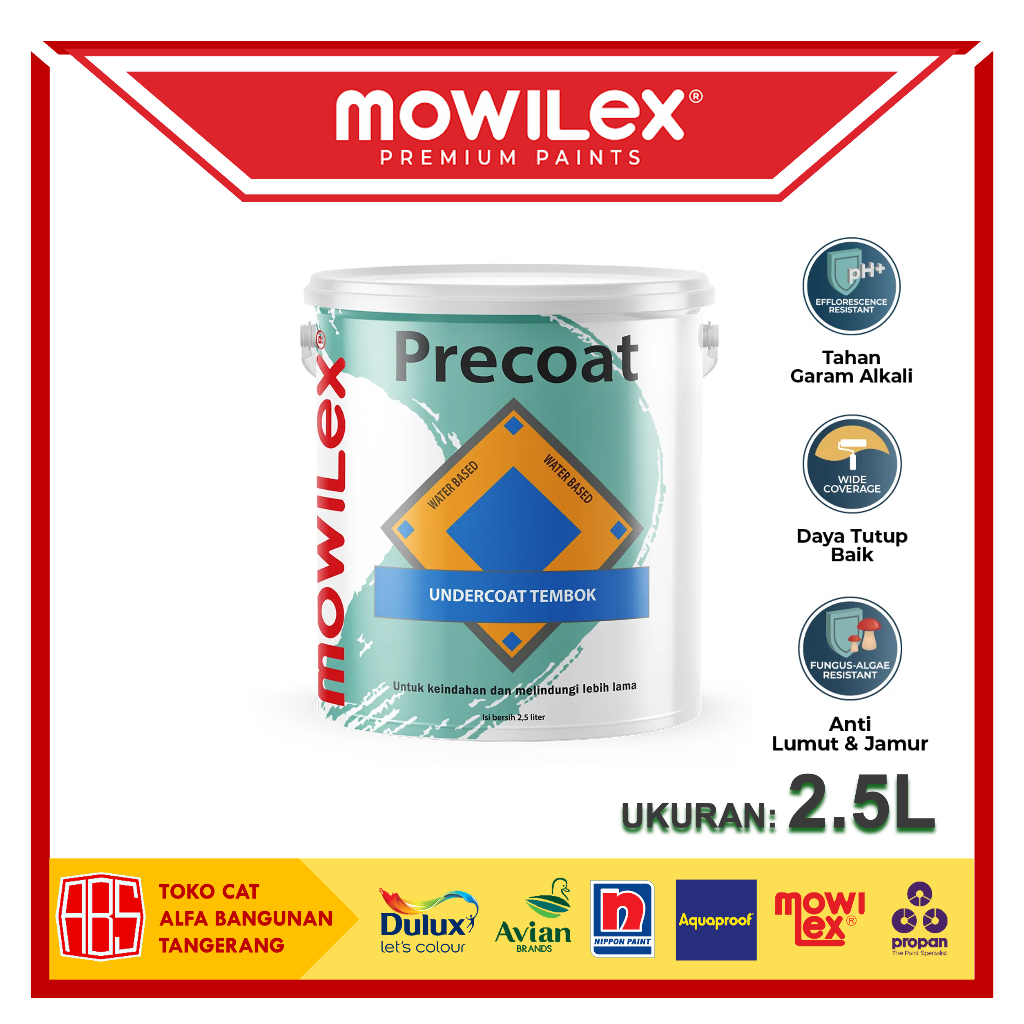 Cat Precoat Mowilex - Undercoat UCT - Cat tembok