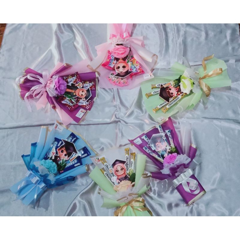 buket wisuda anak TK,buket wisuda anak Sd,buket topper wisuda//buket 25ribuan
