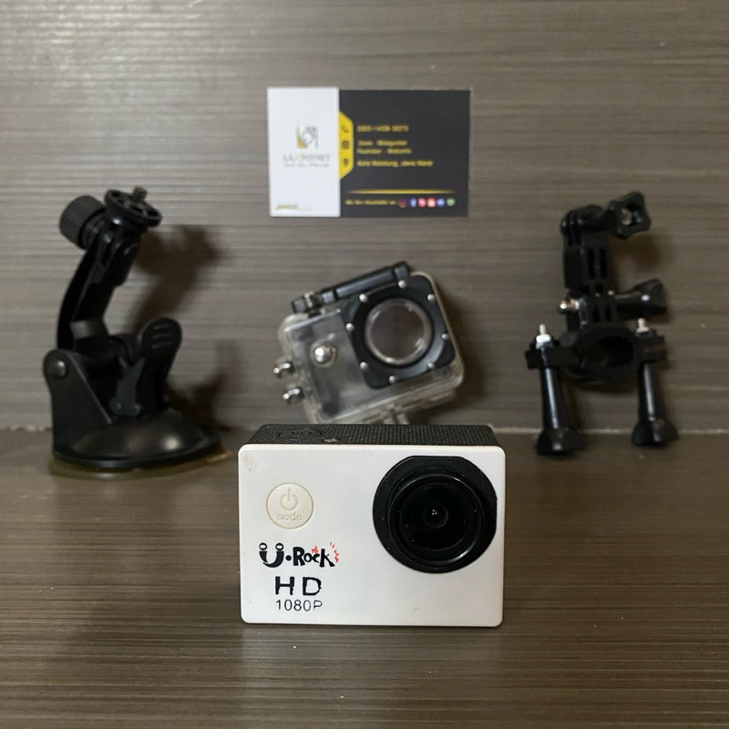Kamera U-Rock Action Camera GoPro HD 1080P 4K Video Foto Cam Motovlog Dasboard Mobil Vlog Helm motor