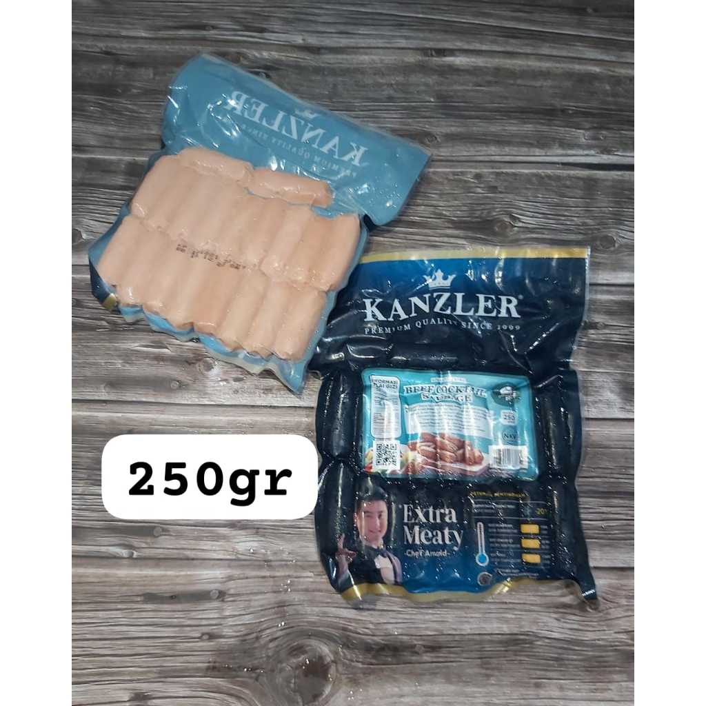 

Sosis Mini Beef Cocktail 250gr Merk Kanzler