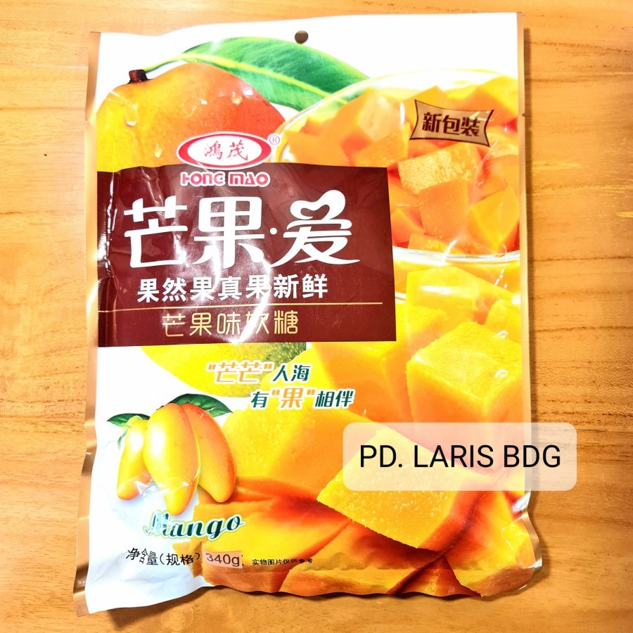 

MANGO JELLY HONG MAO 340GR (PERMEN JELLY RASA MANGGA / MANGO CANDY / JELLY MANGGA)