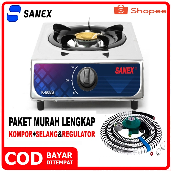 KOMPOR GAS 1 TUNGKU MURAH STAINLESS / KOMPOR 1 TUNGKU / KOMPOR SATU TUNGKU / KOMPOR MURAH PROMO