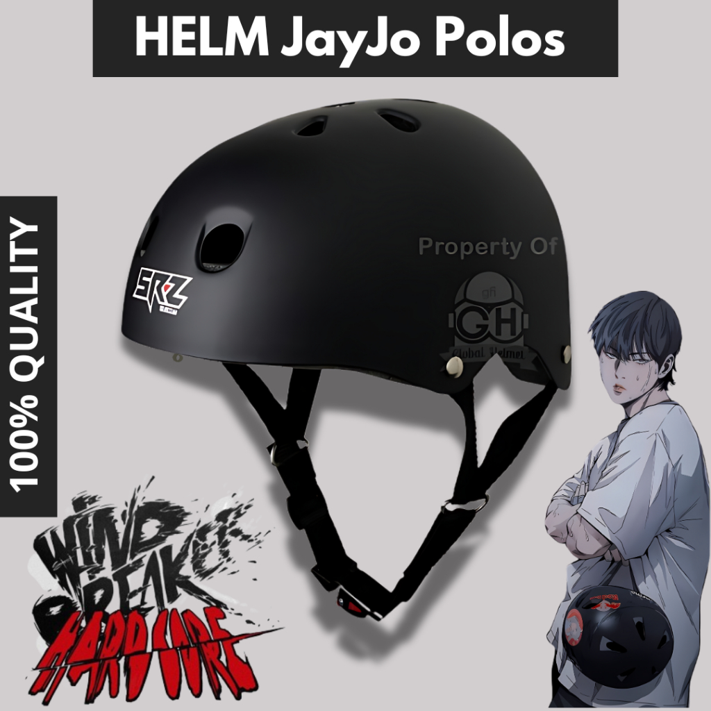 Helm Sepeda Jayjo Polos | Helm Jayjo | Helm Sepeda Dewasa | Jahyeon Jo Helmet | Skate Helm