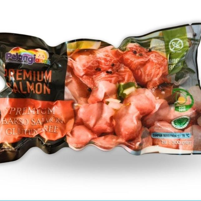 

Bakso Ikan Salmon Non MSG - Pelangi Healthy Frozen Food