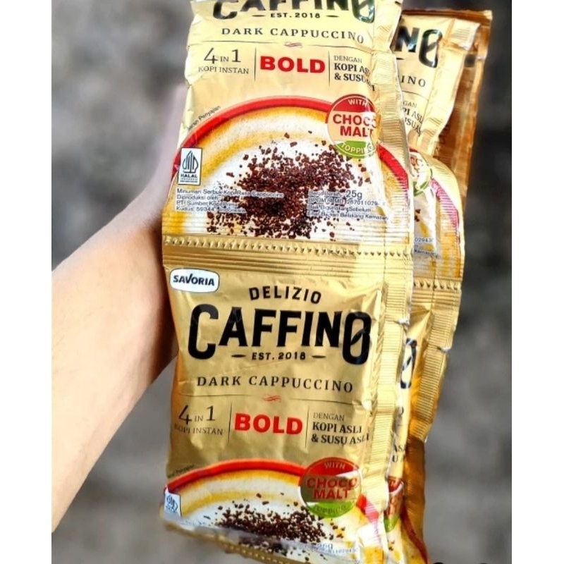 

kopi caffino bold 4 in 1 dark cappuccino renceng (10×25gr)
