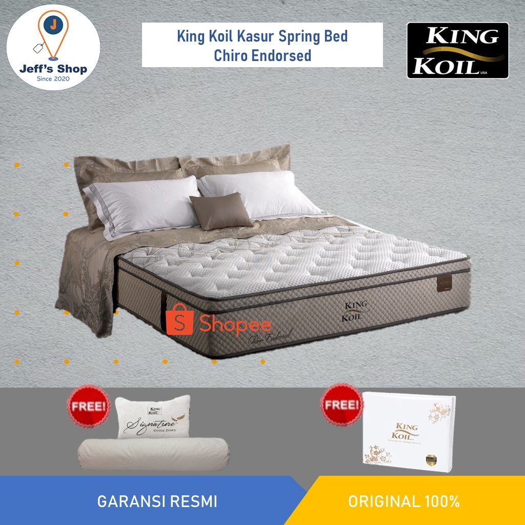 King Koil Kasur Spring Bed Chiro Endorsed