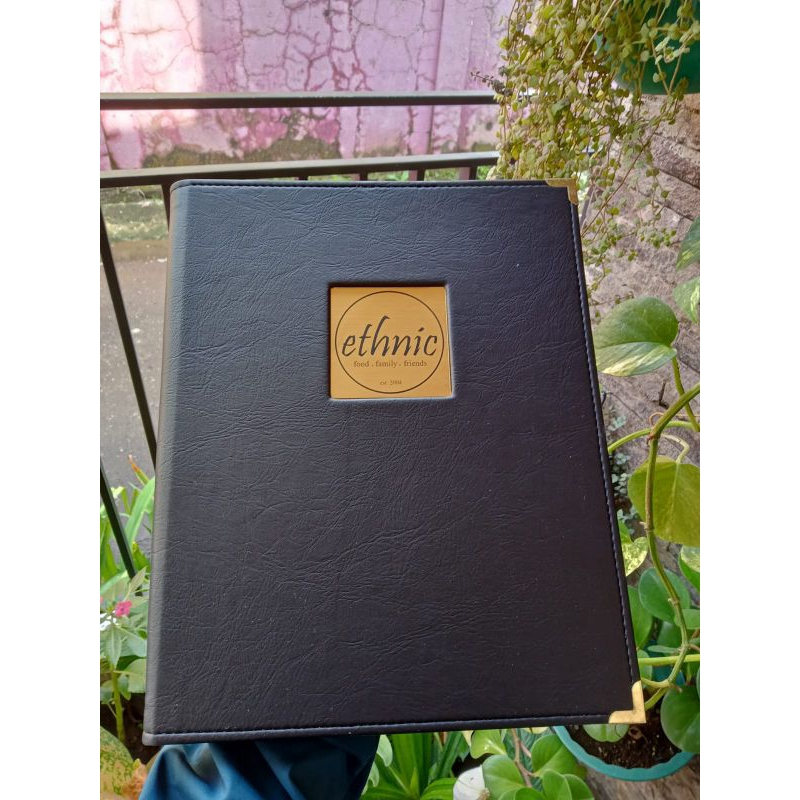 

menu book custom logo di grafir
