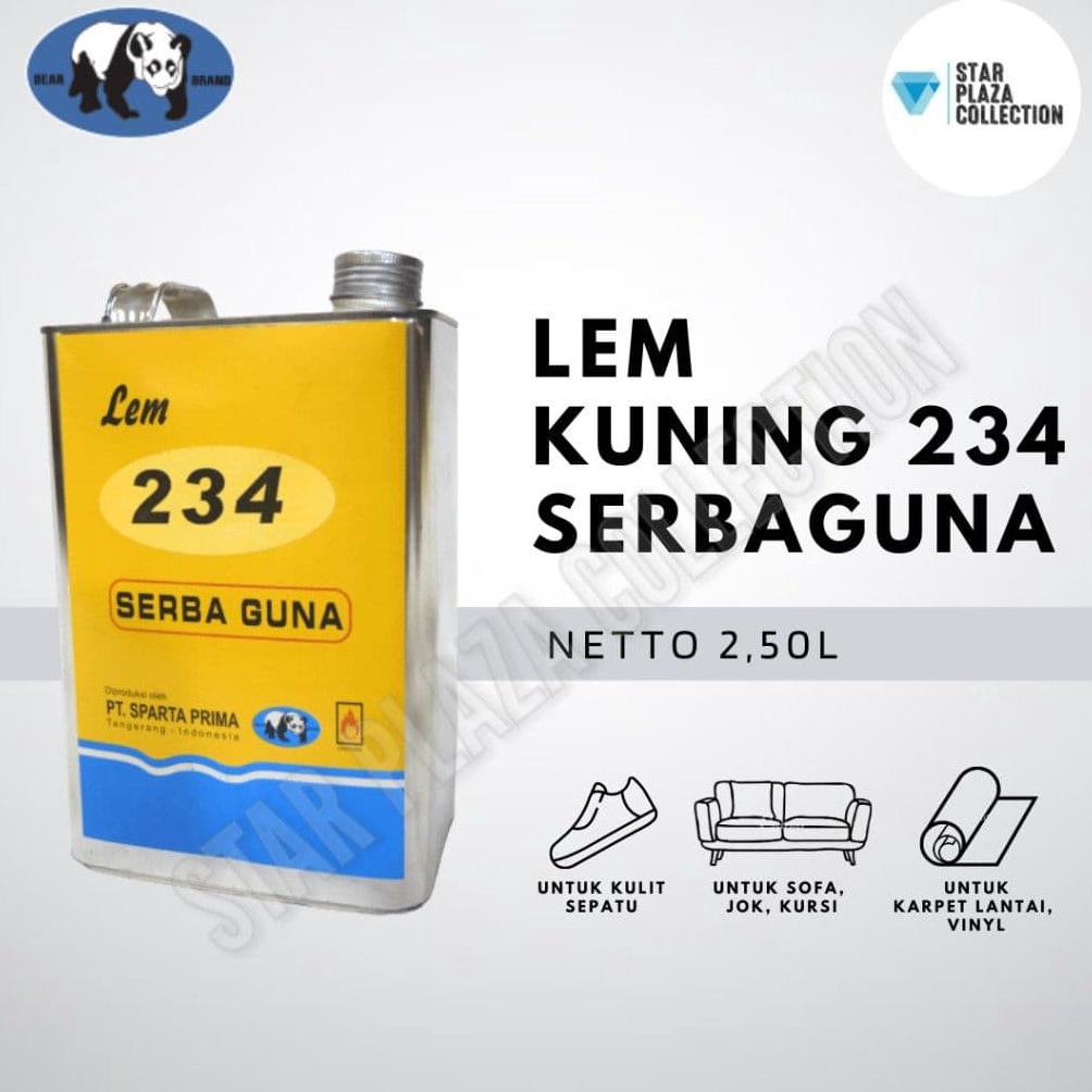 

Lem Kuning Aibon 234 Serba Guna 1 GALON Isi 25L Kulit Sofa Busa Karet Karpet HPL Vinyl KODE L6B3