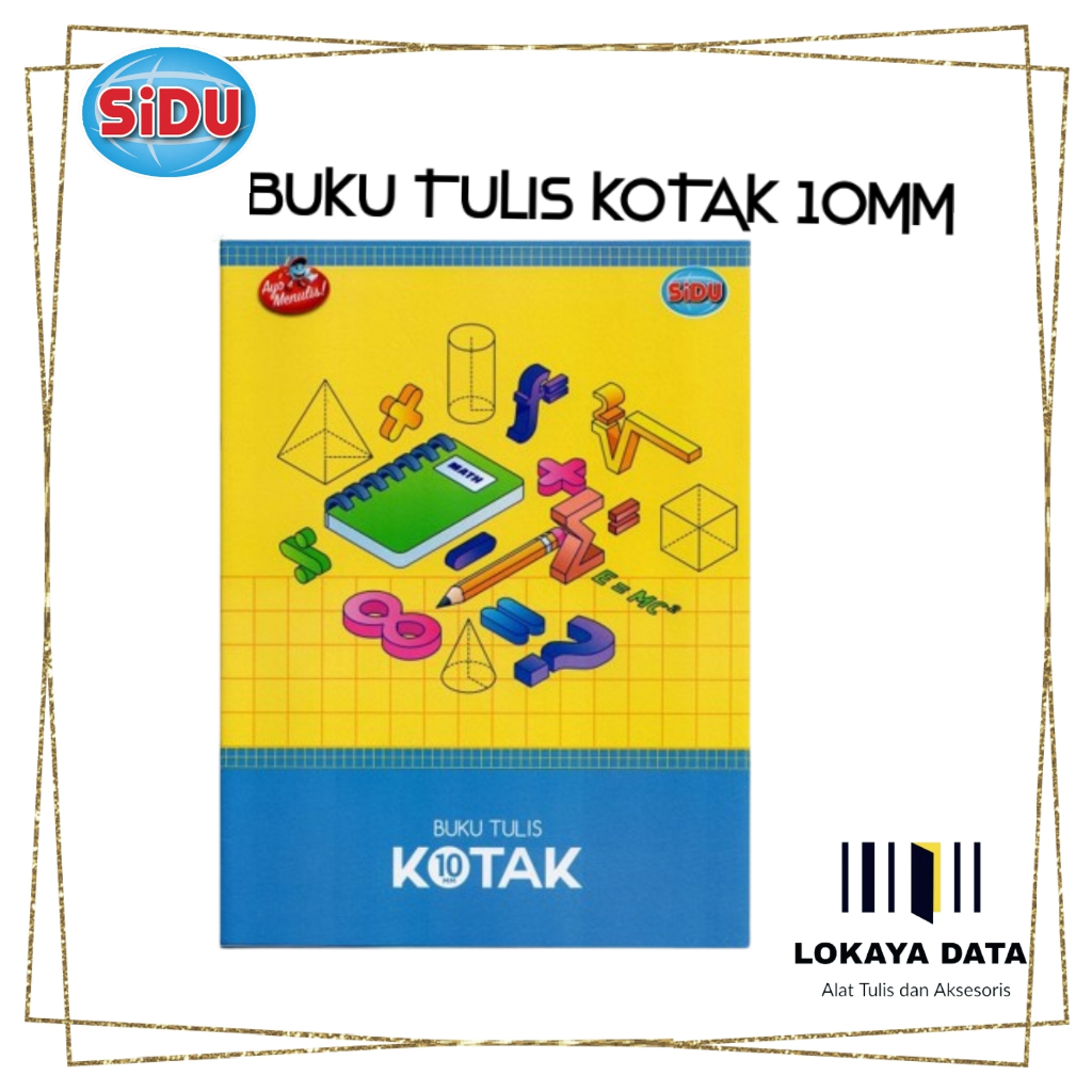 

SIDU BUKU KOTAK 10MM 38 LEMBAR ( PAK ISI 10)