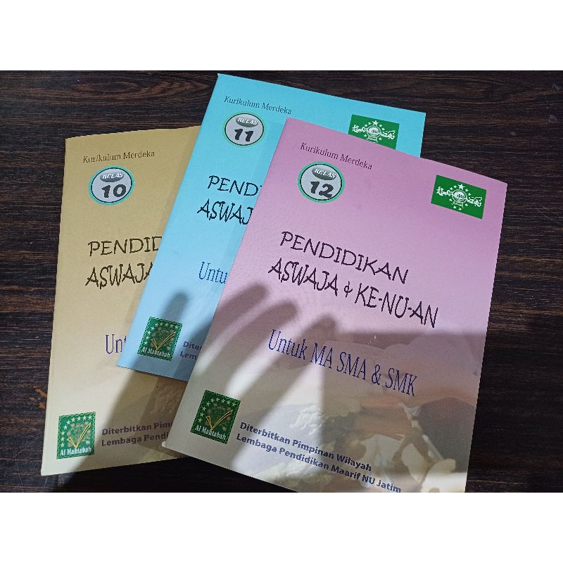 [EDISI BARU] BUKU SISWA PENDIDIKAN ASWAJA & KE-NU-AN, SMA/SMK/MA KELAS 10,11,12