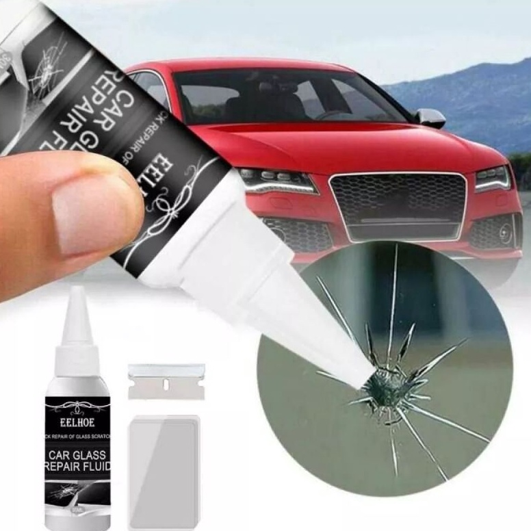 KODE R59U Lem Kaca Mobil Retak  Lem Resin  Kaca Retak  Cairan Nano Untuk Retak Pada Kaca Mobil