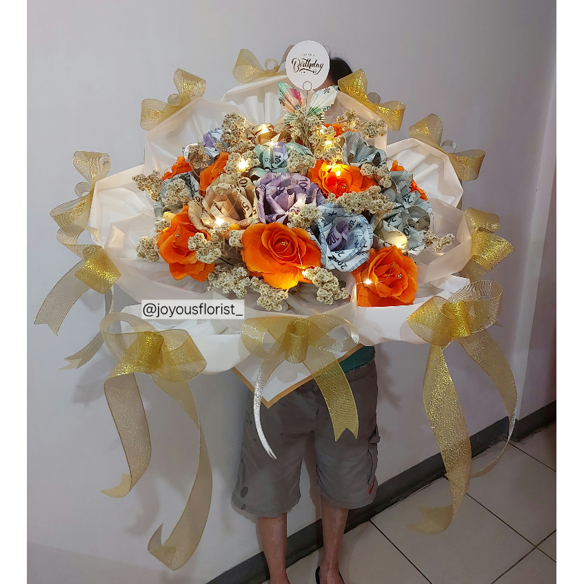 [JOYOUSFLORIST_] Bouquet Bunga Uang | Pecahan 10RB | Pecahan 20RB | Money Bouquet | Bunga Uang