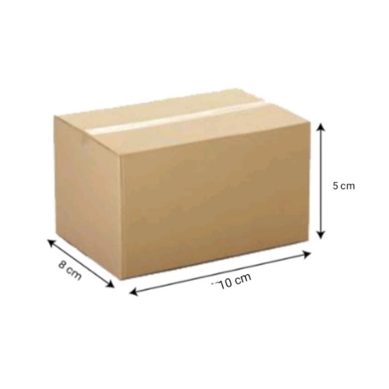 

kardus PACKING 10X8X5 cm TERMURAH polos warna Putih Box Baru