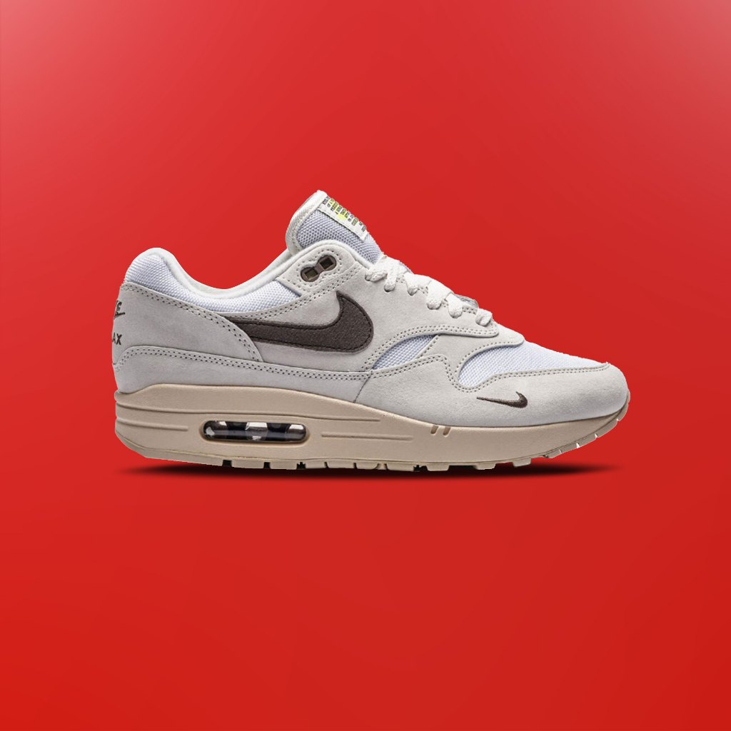 Sneakers Nike Air Max 1Sail Ironstone Beige White 100% ORIGINAL