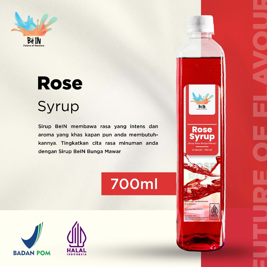 

BeIn Rose Syrup - Sirup Mawar 700ml