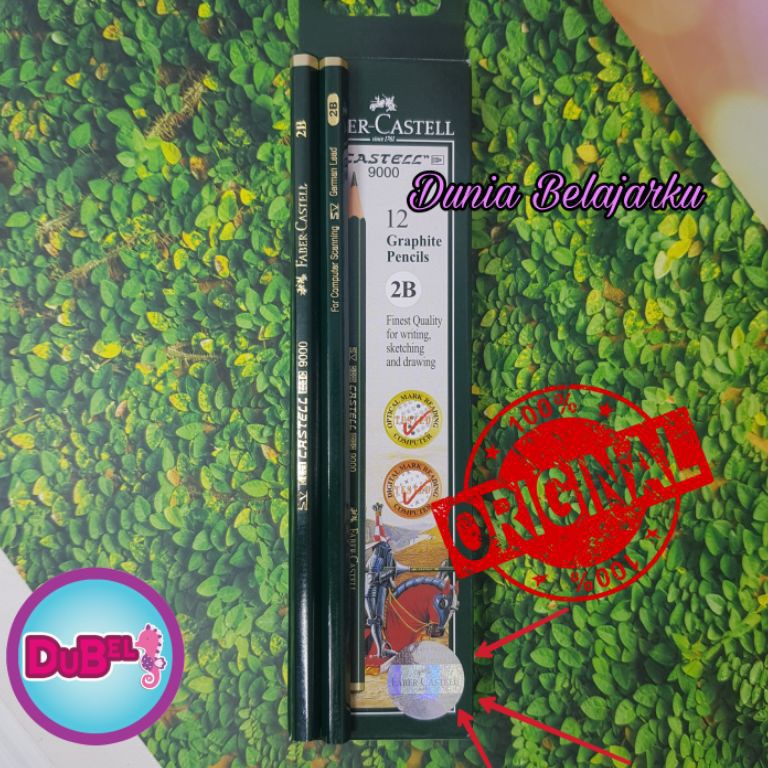 

Pensil Ujian Faber Castell 2B Original 1 Pak isi 12pc KODE D7H1