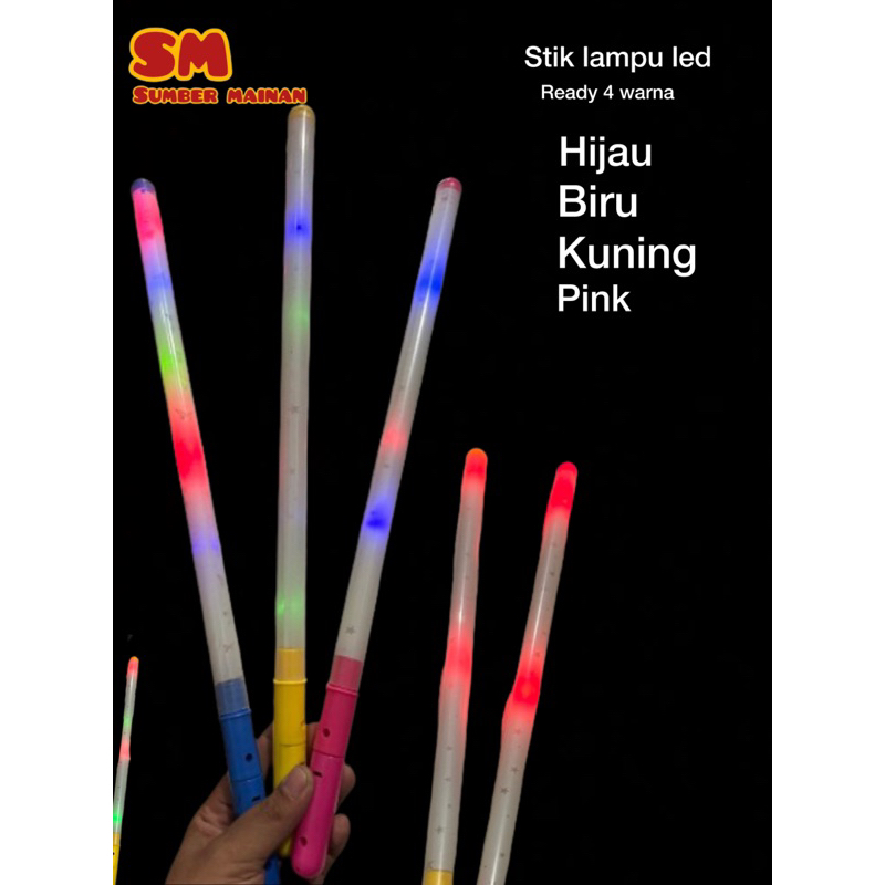 STIK LAMPU LED PATROLI// stik lampu ada 4 karakter warna
