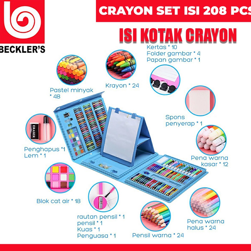 

Crayon Set 28 Pcs Pensil Warna Alat Menggambar Melukis Anakanak Crayon Cat Air Pensi murah dan praktis KODE T5V8