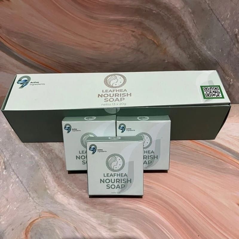 3pcs sabun leafhea kemasan baru
