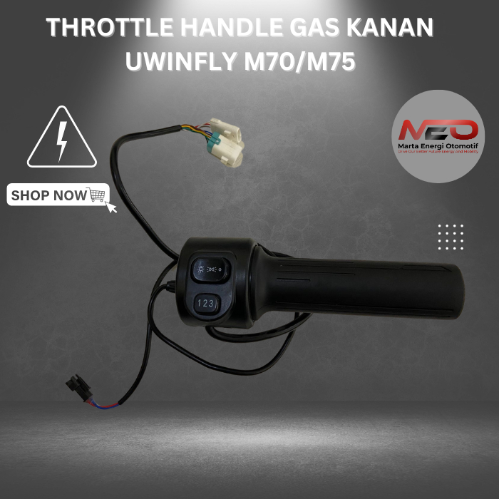 Throttle Gas Handle Gas Motor Listrik Uwinfly M70 & M75 ORIGINAL ASLI Pabrik