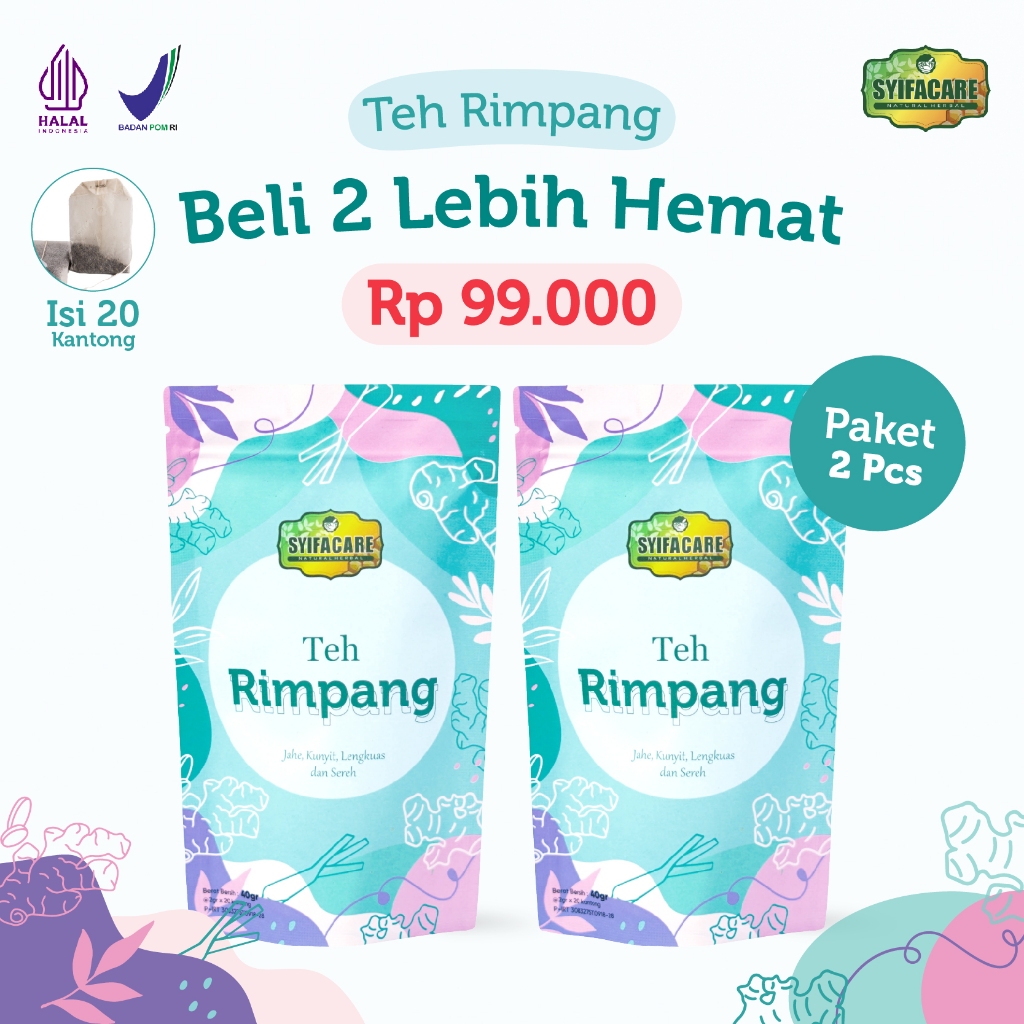 

[Beli 2 Lebih Hemat] Teh Rimpang BPOM JSR Syifacare