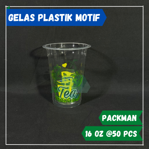 

2Xbtygneal Sakha Snack ) Gelas Plastik Printing Packman Ukuran 16 Oz & 22 Oz Isi 50 Pcs / Motif Ice