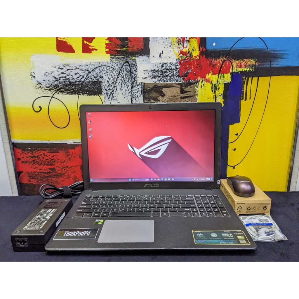 Laptop Gaming & Design Asus X550J Core i7 4710HQ NVIDIA Ram 8GB Slim