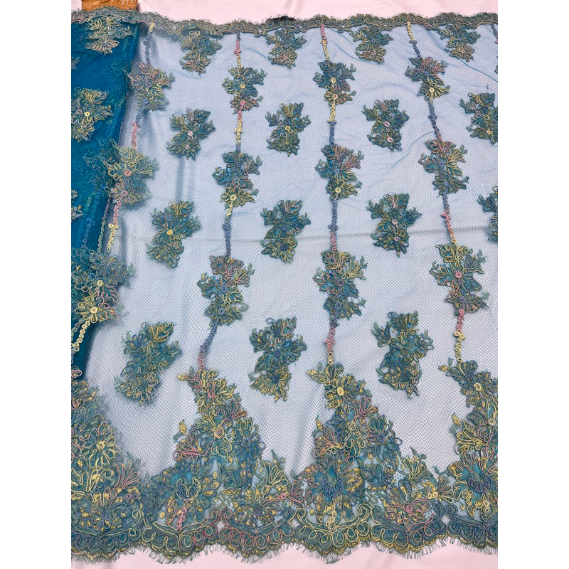 brukat semi prancis / bahan brukat cantik premium semi prancis cornely best quality