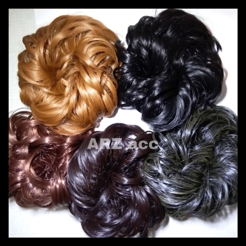 Karet Ulir / Ikat rambut / Ulir karet / Rambut palsu