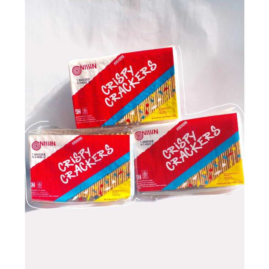 

NISSIN Crispy Crackers 250g snack makanan ringan